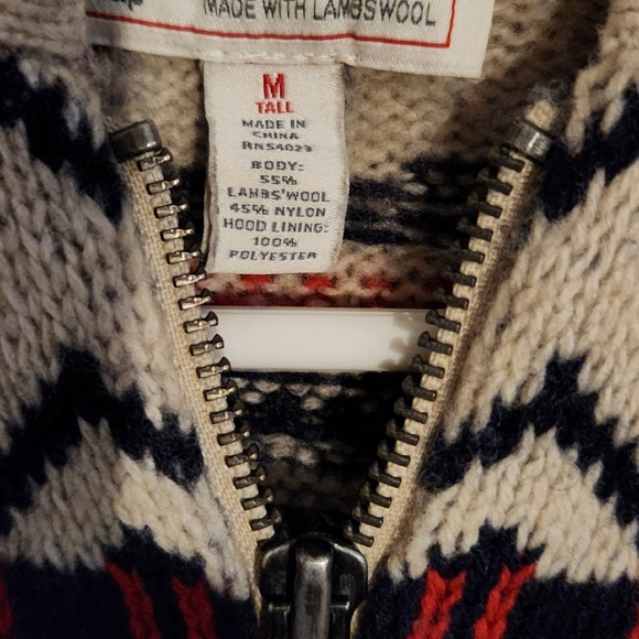 GAP ZIPUP HOODED SWEATER JACKET - Picture 4 of 16